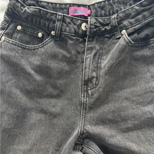 Edikted Black Flare & Wide Leg Jeans